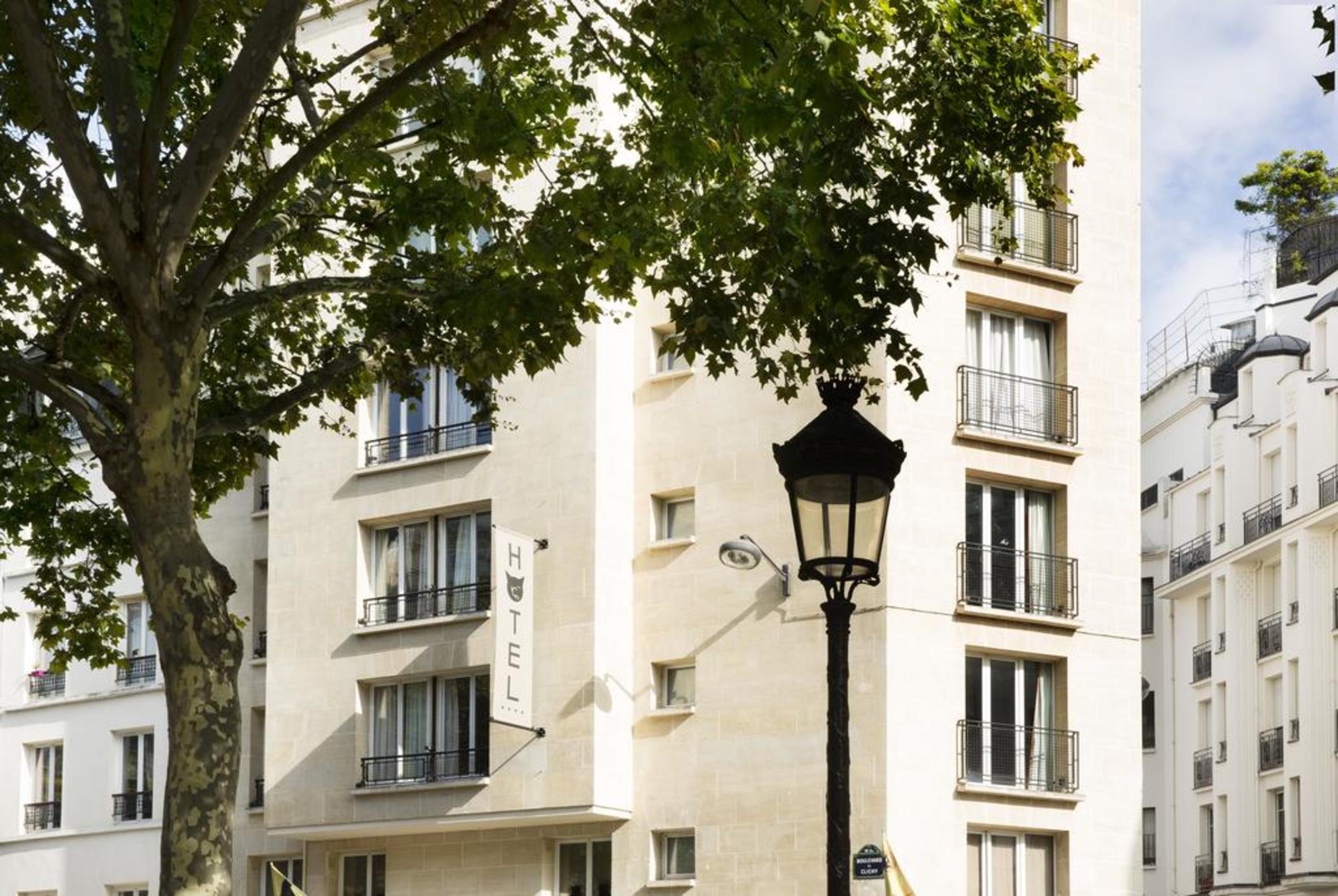 Hotel Le Chat Noir Paris Eksteriør billede